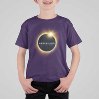 Greenland Total Solar Eclipse 2026 T Shirt For Kid Path of Totality Astronomy Gift