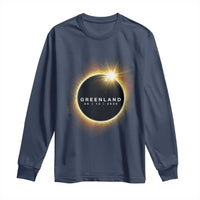 Greenland Total Solar Eclipse 2026 Long Sleeve Shirt Path of Totality Astronomy Gift