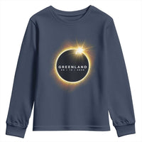 Greenland Total Solar Eclipse 2026 Youth Sweatshirt Path of Totality Astronomy Gift