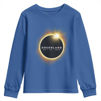 Greenland Total Solar Eclipse 2026 Youth Sweatshirt Path of Totality Astronomy Gift