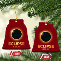 2026 Total Solar Eclipse Ceramic Ornament August 12 Totality Astronomy Souvenir