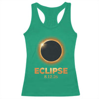 2026 Total Solar Eclipse Racerback Tank Top August 12 Totality Astronomy Souvenir