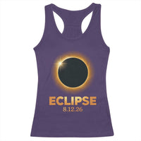 2026 Total Solar Eclipse Racerback Tank Top August 12 Totality Astronomy Souvenir