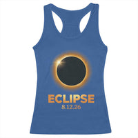 2026 Total Solar Eclipse Racerback Tank Top August 12 Totality Astronomy Souvenir