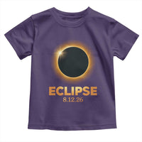 2026 Total Solar Eclipse Toddler T Shirt August 12 Totality Astronomy Souvenir