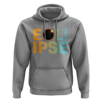 2026 Total Solar Eclipse Retro Typography Hoodie August 12 Totality Astronomy Gift