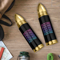 Retro Boone Name Lover Neon Gradient Typography Bullet Tumbler