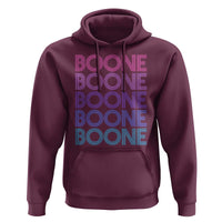 Retro Boone Name Lover Neon Gradient Typography Hoodie