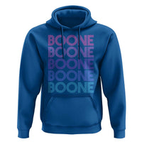 Retro Boone Name Lover Neon Gradient Typography Hoodie