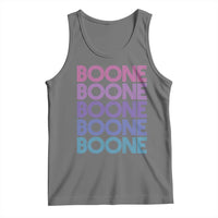 Retro Boone Name Lover Neon Gradient Typography Tank Top