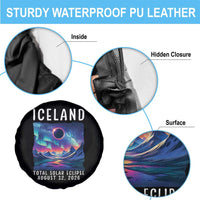 Iceland Total Solar Eclipse 2026 Aurora Spare Tire Cover Totality Northern Lights Astronomy Travel Gift