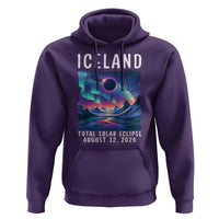 Iceland Total Solar Eclipse 2026 Aurora Hoodie Totality Northern Lights Astronomy Travel Gift