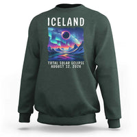 Iceland Total Solar Eclipse 2026 Aurora Sweatshirt Totality Northern Lights Astronomy Travel Gift