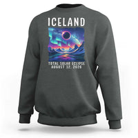 Iceland Total Solar Eclipse 2026 Aurora Sweatshirt Totality Northern Lights Astronomy Travel Gift