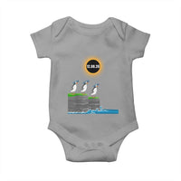 Cute Cartoon Puffins 2026 Total Solar Eclipse Baby Onesie August 12 Totality Funny Astronomy Gift