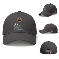 Cute Cartoon Puffins 2026 Total Solar Eclipse Baseball Cap August 12 Totality Funny Astronomy Gift
