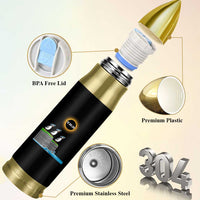 Cute Cartoon Puffins 2026 Total Solar Eclipse Bullet Tumbler August 12 Totality Funny Astronomy Gift