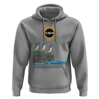 Cute Cartoon Puffins 2026 Total Solar Eclipse Hoodie August 12 Totality Funny Astronomy Gift