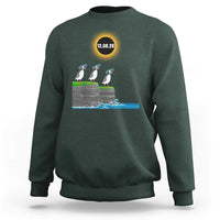 Cute Cartoon Puffins 2026 Total Solar Eclipse Sweatshirt August 12 Totality Funny Astronomy Gift