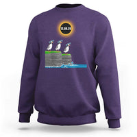 Cute Cartoon Puffins 2026 Total Solar Eclipse Sweatshirt August 12 Totality Funny Astronomy Gift