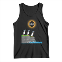 Cute Cartoon Puffins 2026 Total Solar Eclipse Tank Top August 12 Totality Funny Astronomy Gift