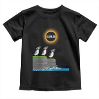 Cute Cartoon Puffins 2026 Total Solar Eclipse Toddler T Shirt August 12 Totality Funny Astronomy Gift