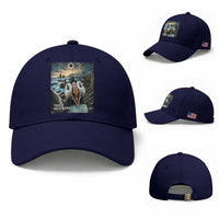 Puffin Selfie August 12 2026 Total Solar Eclipse Baseball Cap Funny Totality Photographic Astronomy Souvenir