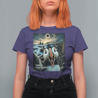 Puffin Selfie August 12 2026 Total Solar Eclipse T Shirt For Women Funny Totality Photographic Astronomy Souvenir