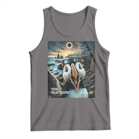 Puffin Selfie August 12 2026 Total Solar Eclipse Tank Top Funny Totality Photographic Astronomy Souvenir