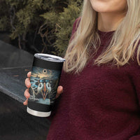 Puffin Selfie August 12 2026 Total Solar Eclipse Tumbler Cup Funny Totality Photographic Astronomy Souvenir
