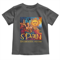 Spain 2026 Total Solar Eclipse Sun Face Graphic Toddler T Shirt Espana Totality Travel Memorabilia Astronomy Geek Gift