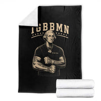 IGBBMN Buff George Washington Parody Throw Blanket It’s Gonna Be Bad Funny Ironic Patriotic Founding Father