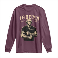 IGBBMN Buff George Washington Parody Long Sleeve Shirt It’s Gonna Be Bad Funny Ironic Patriotic Founding Father