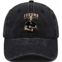 IGBBMN Buff George Washington Parody Washed Cotton Baseball Cap It’s Gonna Be Bad Funny Ironic Patriotic Founding Father