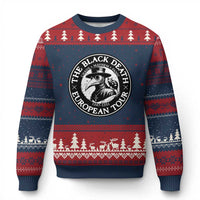 The Black Death European Tour 1347 Ugly Christmas Sweater Funny Plague Doctor History Humor