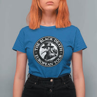 The Black Death European Tour 1347 T Shirt For Women Funny Plague Doctor History Humor