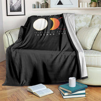 Iceland Total Solar Eclipse 2026 Totality Throw Blanket Travel Souvenir Astronomy Geek Gift