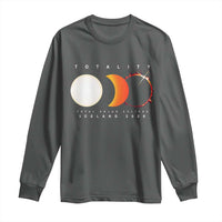 Iceland Total Solar Eclipse 2026 Totality Long Sleeve Shirt Travel Souvenir Astronomy Geek Gift