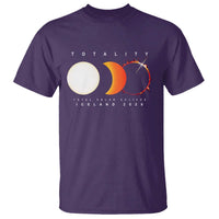 Iceland Total Solar Eclipse 2026 Totality T Shirt Travel Souvenir Astronomy Geek Gift