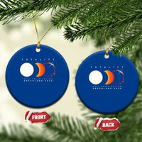 Greenland Total Solar Eclipse 2026 Totality Ceramic Ornament Travel Souvenir Astronomy Geek Gift