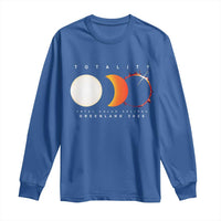 Greenland Total Solar Eclipse 2026 Totality Long Sleeve Shirt Travel Souvenir Astronomy Geek Gift