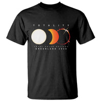 Greenland Total Solar Eclipse 2026 Totality T Shirt Travel Souvenir Astronomy Geek Gift