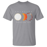Greenland Total Solar Eclipse 2026 Totality T Shirt Travel Souvenir Astronomy Geek Gift