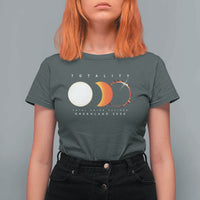 Greenland Total Solar Eclipse 2026 Totality T Shirt For Women Travel Souvenir Astronomy Geek Gift