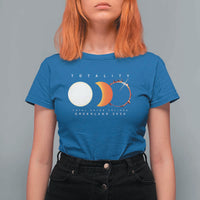 Greenland Total Solar Eclipse 2026 Totality T Shirt For Women Travel Souvenir Astronomy Geek Gift