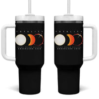 Greenland Total Solar Eclipse 2026 Totality Tumbler With Handle Travel Souvenir Astronomy Geek Gift