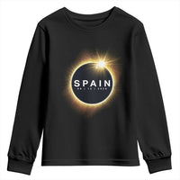 Spain Total Solar Eclipse 2026 Youth Sweatshirt Path of Totality Astronomy Gift
