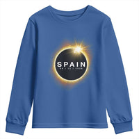 Spain Total Solar Eclipse 2026 Youth Sweatshirt Path of Totality Astronomy Gift