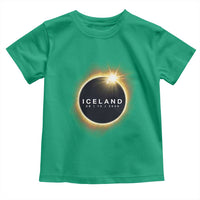 Iceland Total Solar Eclipse 2026 Toddler T Shirt Path of Totality Astronomy Gift