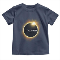 Iceland Total Solar Eclipse 2026 Toddler T Shirt Path of Totality Astronomy Gift
